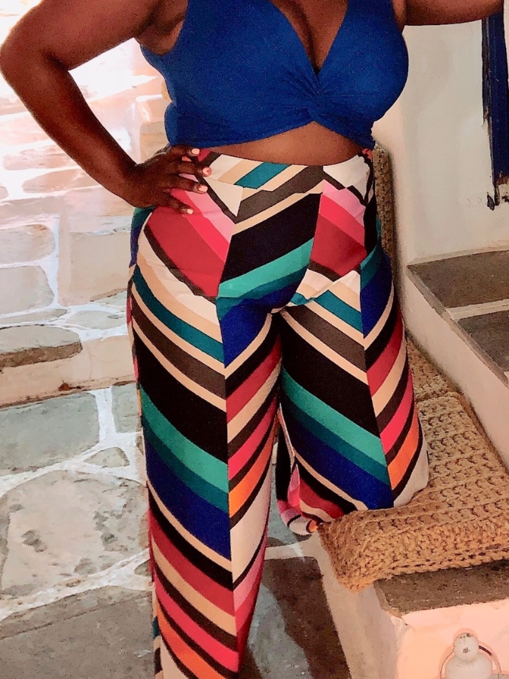 Trina Turk Colorful Chevron Pants 14